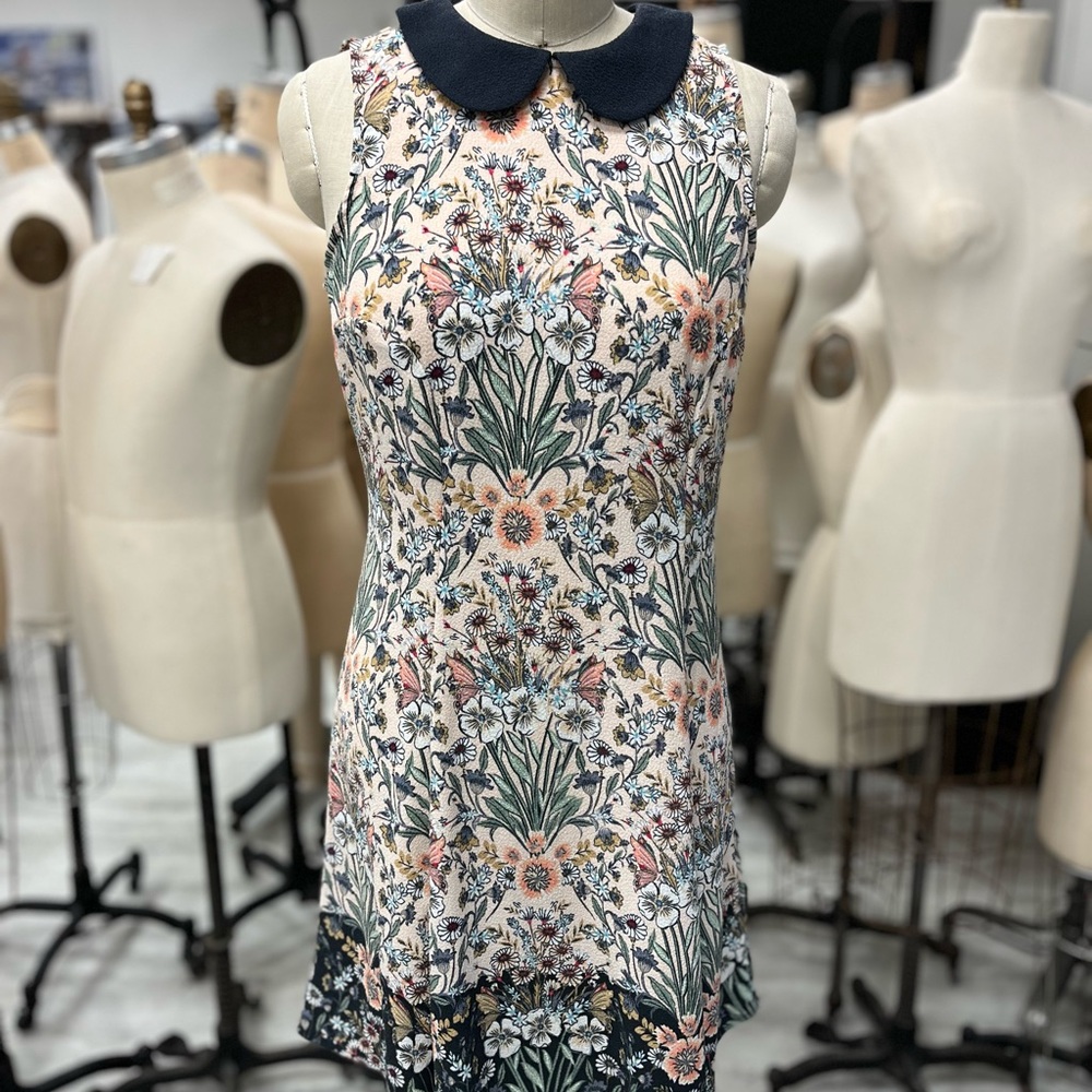 Floral Peter Pan Collar Dress